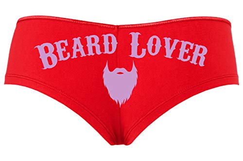 Knaughty Knickers Beard Lover For The Man In Your Life Slutty Red Boyshort