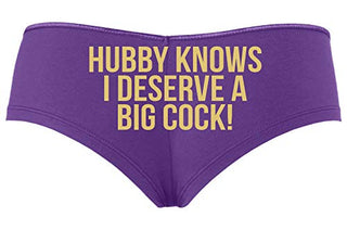 Knaughty Knickers Hubby Knows I Deserve A Big Cock Shared Hot Wife Panties