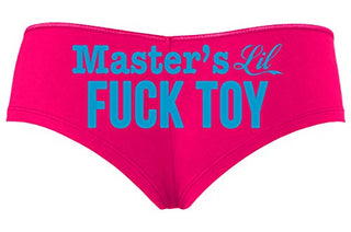 Knaughty Knickers Masters Little Fuck Toy Piece Of Ass Hot Pink Slutty Panties