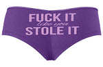 Knaughty Knickers - Fuck It Like You Stole It boy Short Panties - Flirty Boyshort for The Panty Game