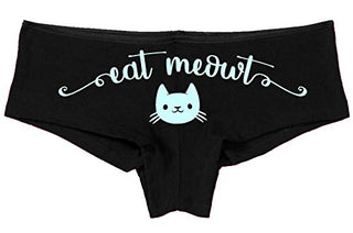 Knaughty Knickers Eat Meowt Pussy Cat Kitty Kitten oral sex lick me pet panties