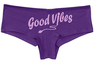 Knaughty Knickers Good Vibes Magic Wand Vibrator Sexy Boyshort Cute Flirty