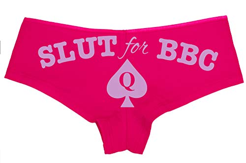 Knaughty Knickers Slut for BBC queen of spades logo tatoo panties plus size too