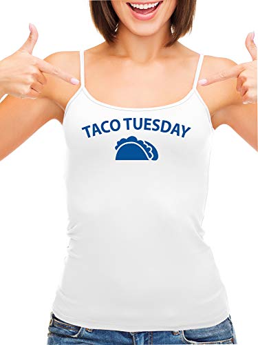 Knaughty Knickers Eat My Taco Tuesday Lick Me Oral Sex White Camisole Tank Top