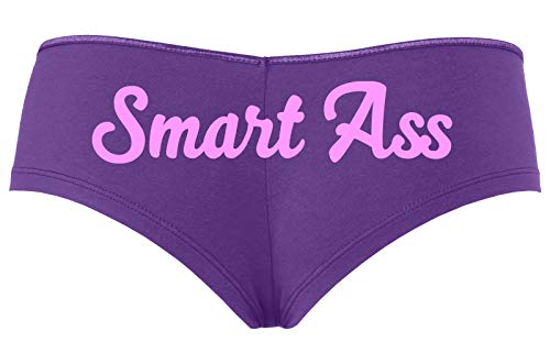 Knaughty Knickers Smart Ass Spoiled Brat Kitten DDLG Slutty Purple Boyshort