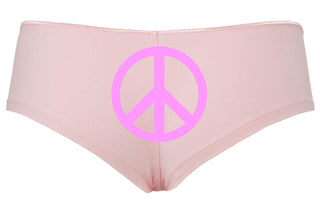 Knaughty Knickers Peace Sign CND Rave wear Underwear Love Festivals Hippy