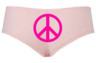 Knaughty Knickers Peace Sign CND Rave wear Underwear Love Festivals Hippy