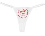 Knaughty Knickers Women's Spank Me BDSM Valentines Candy Thong