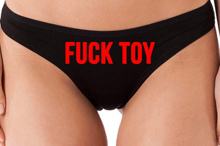 Knaughty Knickers Fucktoy Fuck Toy Boyshort Owned BDSM Slut Thong Panties DDLG