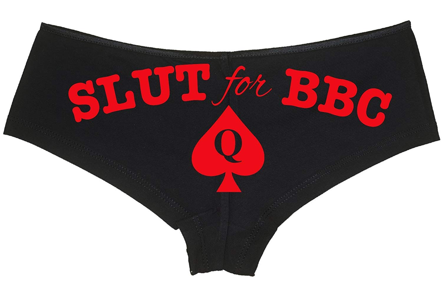 Knaughty Knickers - Slut for BBC - Queen of Spades Boy Short Panties - –  Cat House Riot