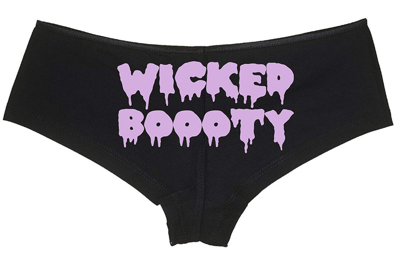 Knaughty Knickers - Wicked Booty Boooty Boy Short Panties - wear Under Halloween Costume - Boyshort Underwear