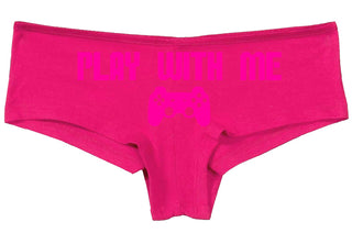 Knaughty Knickers Play with Me Video Game Sexy Flirt Gamer Girl Pink Boyshort