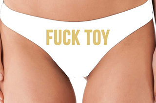 Knaughty Knickers Fucktoy Fuck Toy Boyshort Owned BDSM Slut Thong Panties DDLG