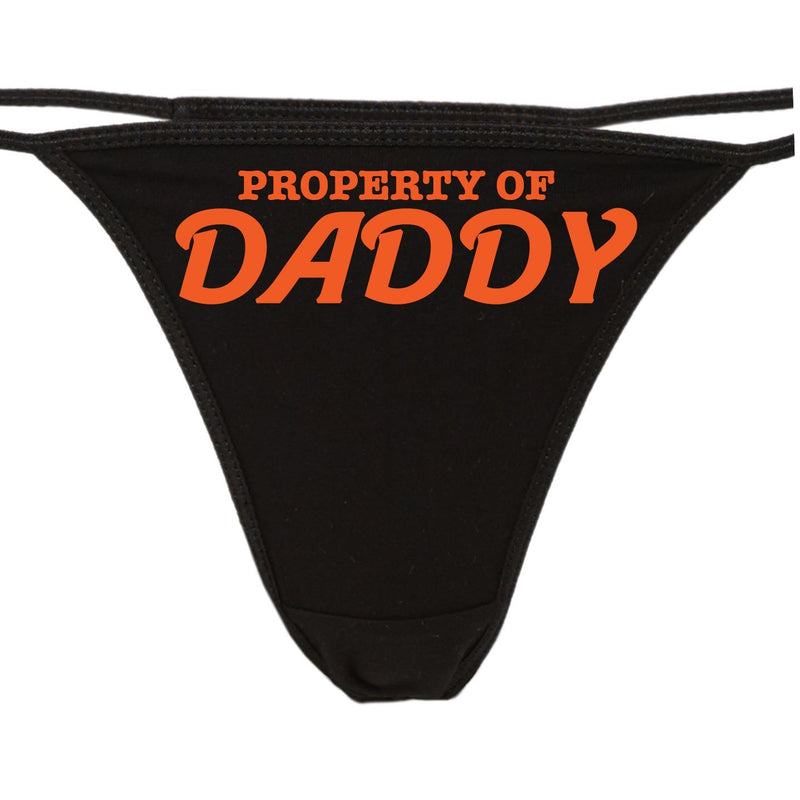 Daddy's Good Girl Thong Property of Daddy Property of Panties