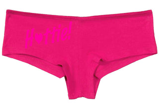 Knaughty Knickers Women's Cute Hottie Design Show Em What You Got Boyshort Fuchsia