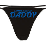 Knaughty Knickers - Property of Daddy Thong Underwear - Daddy's Little Girl DDLG CGL BDSM Panties