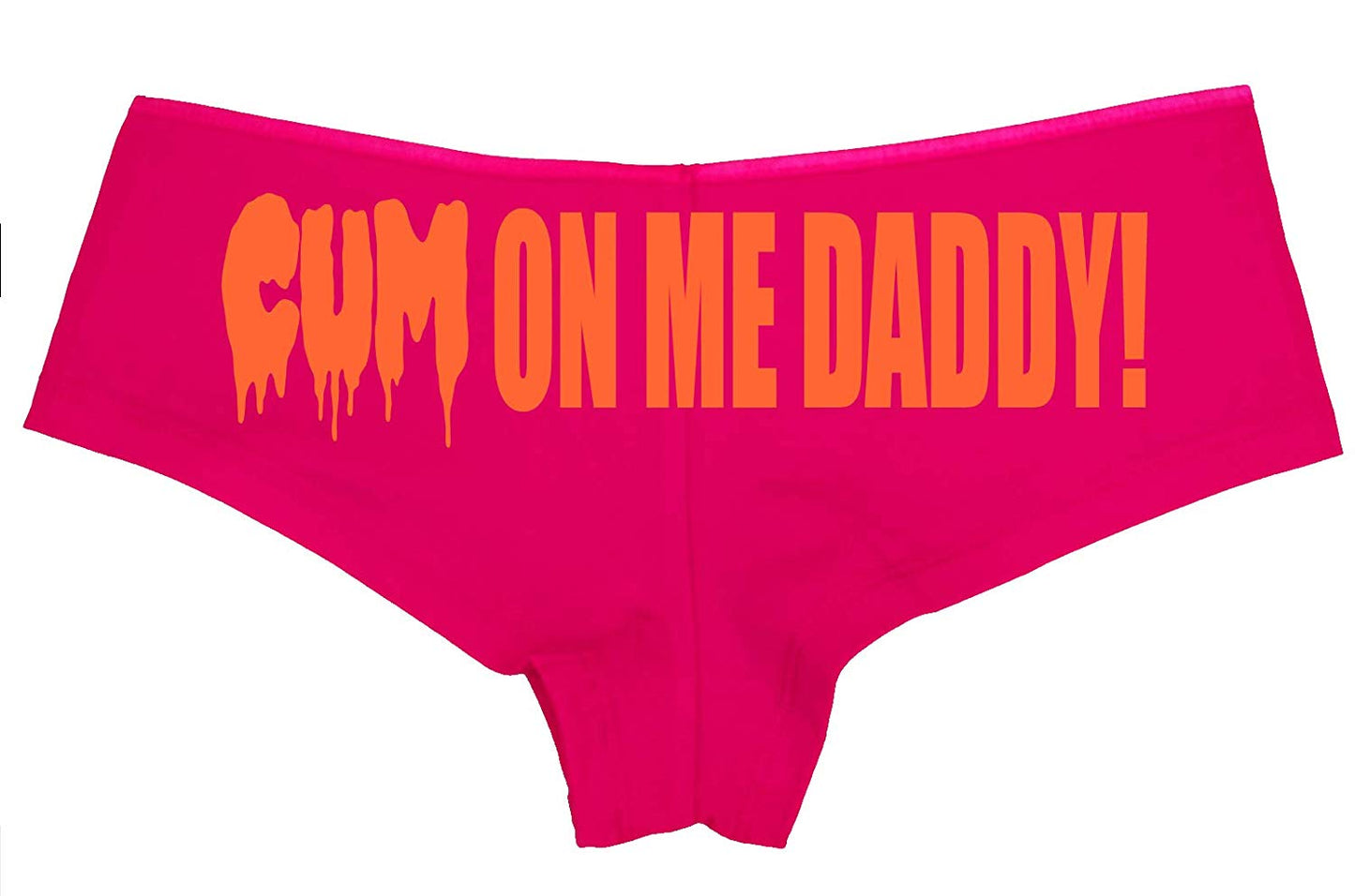 Knaughty Knickers Cum On Me Daddy DDLG cumslut Slut Pink Boyshort Underwear