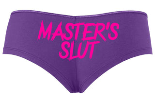 Knaughty Knickers - Master's Slut BDSM boy Short Panties - Owned and Collared Boyshort