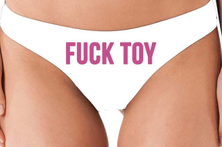 Knaughty Knickers Fucktoy Fuck Toy Boyshort Owned BDSM Slut Thong Panties DDLG