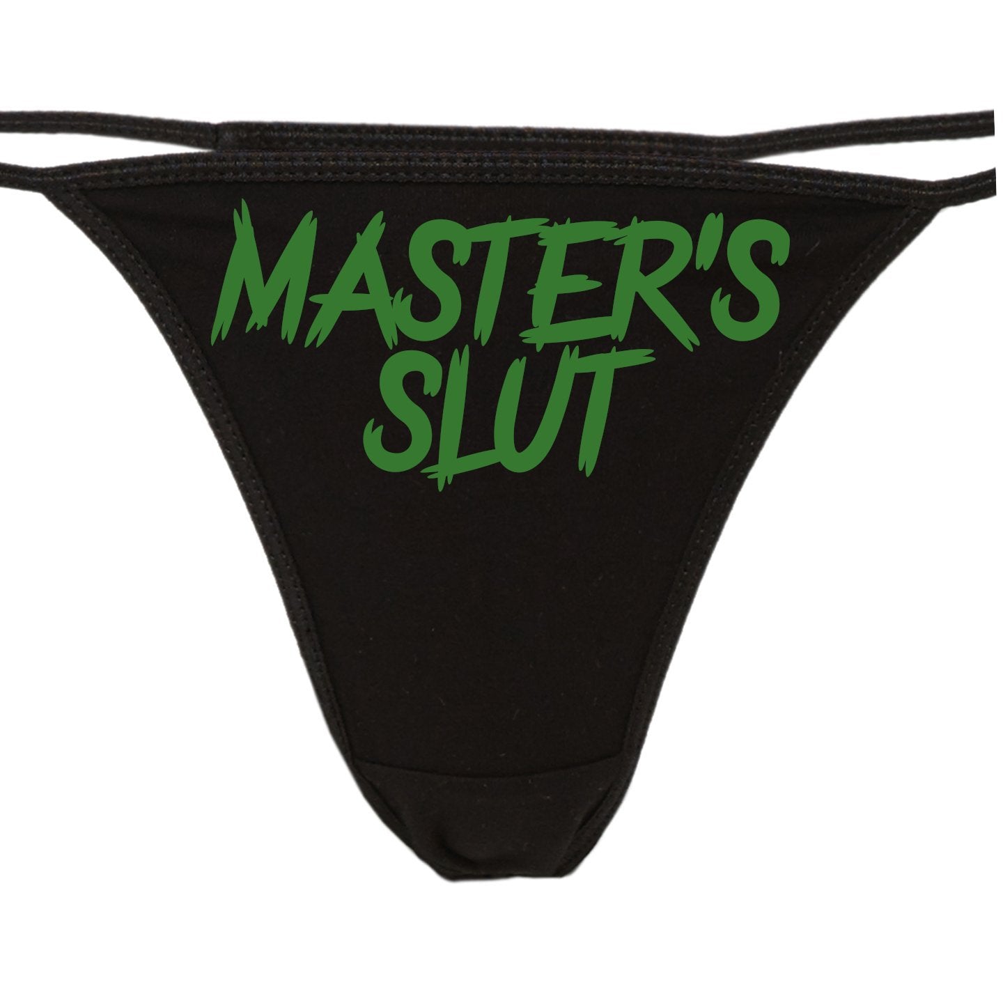 Master's Slut Thong Hot Pants - Naughty Knickers DDLG Kinky 77