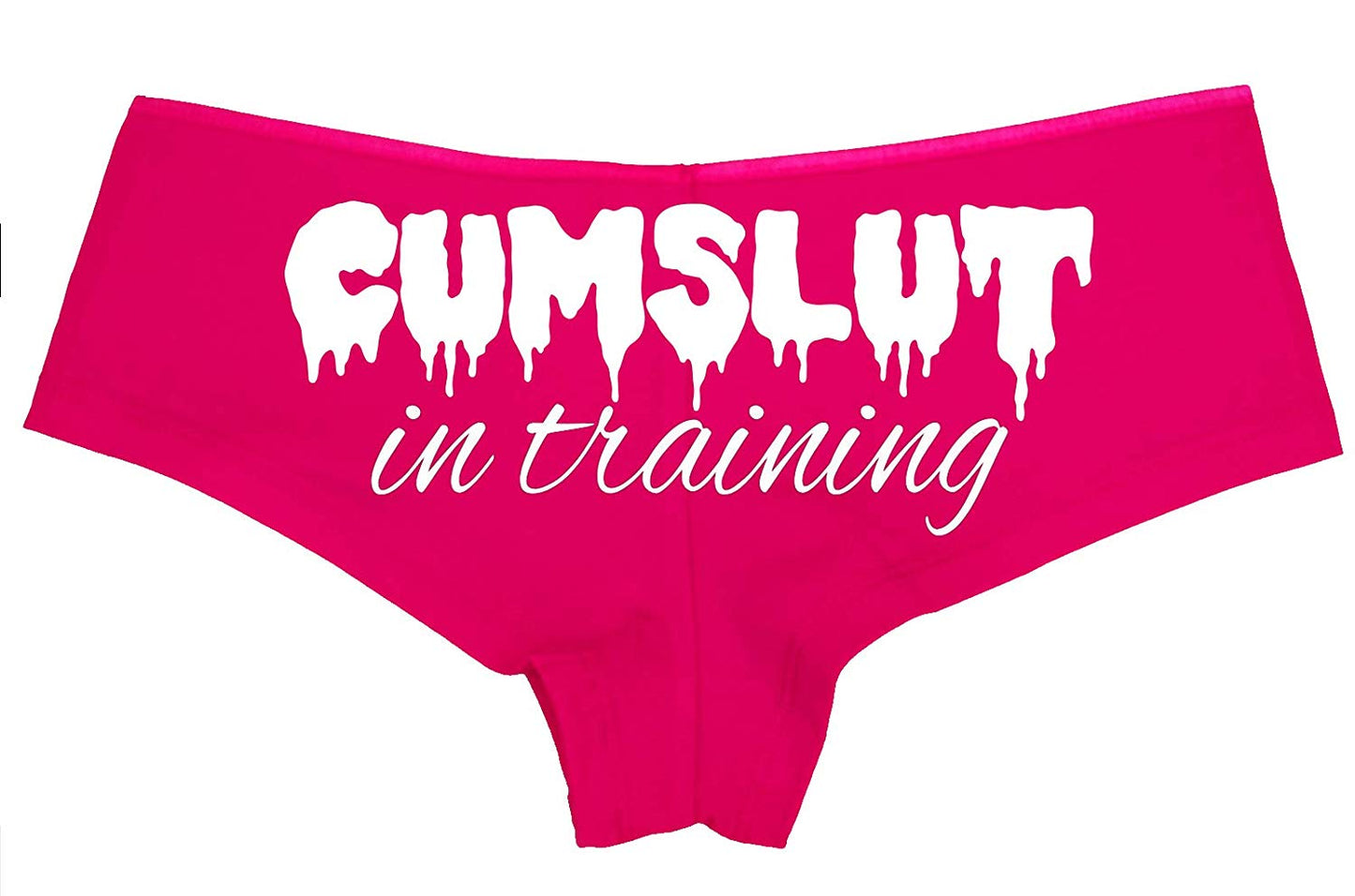 Knaughty Knickers Cumslut in Training Submissive Oral Sub Slut Pink Panty DDLG