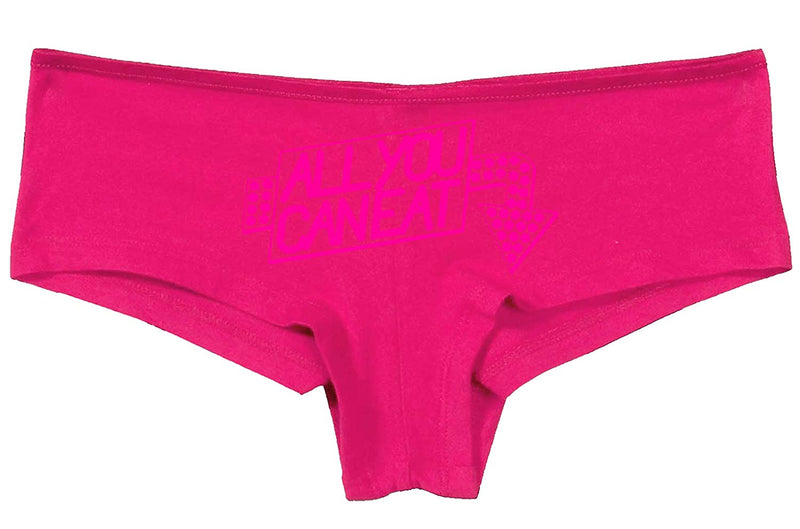 Knaughty Knickers Al You Can Eat Pink Panties Oral Aint Gonna Lick Itself Sexy