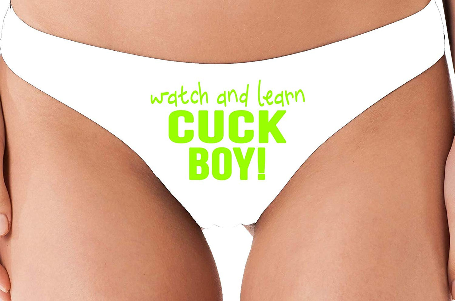 Knaughty Knickers Watch and Learn Cuck Boy Cuckold Hot Wife Shared Whi –  Cat House Riot