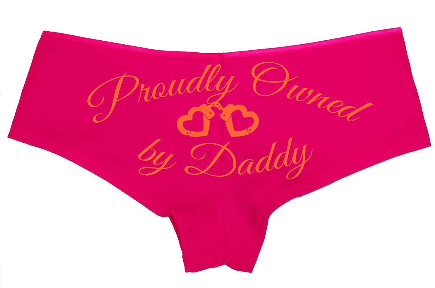 Knaughty Knickers BDSM DDLG Proudly Owned Pink Boyshort for Baby Girl Princess