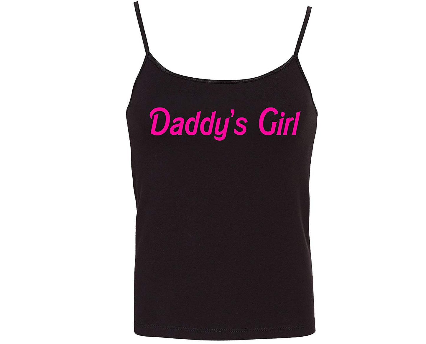 Knaughty Knickers Daddy's Girl Black Hot Pink Daddy's Little Slut DDLG Camisole Cami Sexy Tank Top