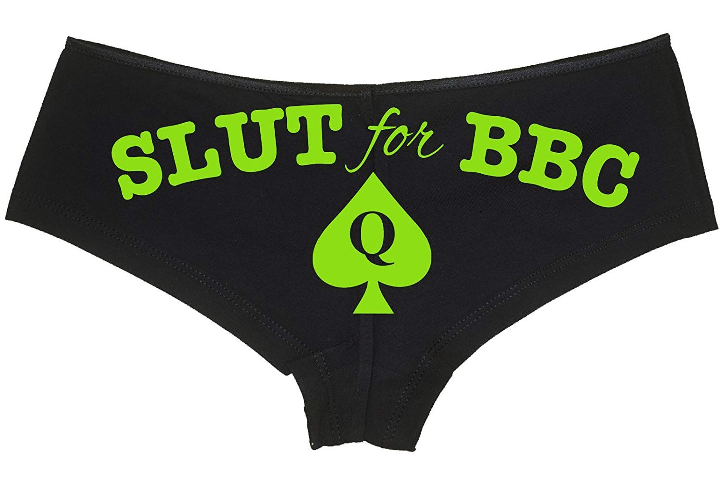 Knaughty Knickers - Slut for BBC - Queen of Spades Boy Short Panties - –  Cat House Riot