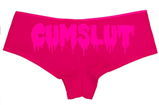 Cumslut Cum Slut - Fuchsia Pink Boyshort