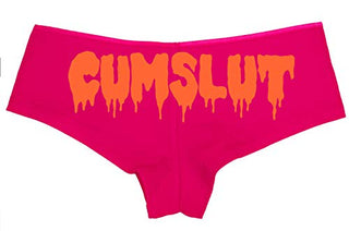 Cumslut Cum Slut - Fuchsia Pink Boyshort