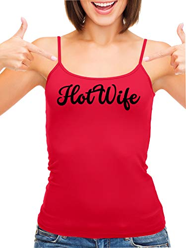 Knaughty Knickers HotWife Life Shared Lifestyle Hot Wife Red Camisole Tank Top