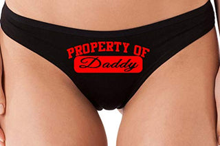 Knaughty Knickers Property of Daddy BDSM DDLG CGL Daddys Princess Athletic Look