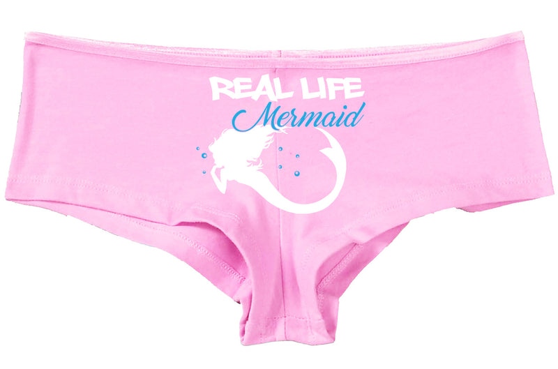 REAL LIFE MERMAID panties boy short boyshort lots of color choices sexy funny flirty bachelorette panty game hen party rave festival
