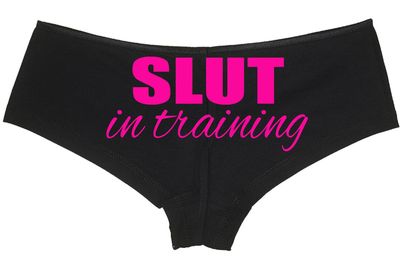 SLUT IN TRAINING owned slave boy short panty Panties boyshort color choices sexy funny rude collar collared neko pet play Kitten cgl Daddy&#39;s