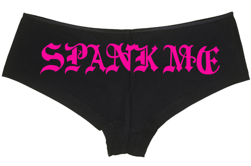 SPANK ME goth font boy short panty Panties boyshort color choices sexy –  Cat House Riot
